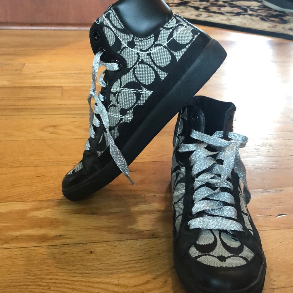 Coach Ellis high top sneakers, NWOT